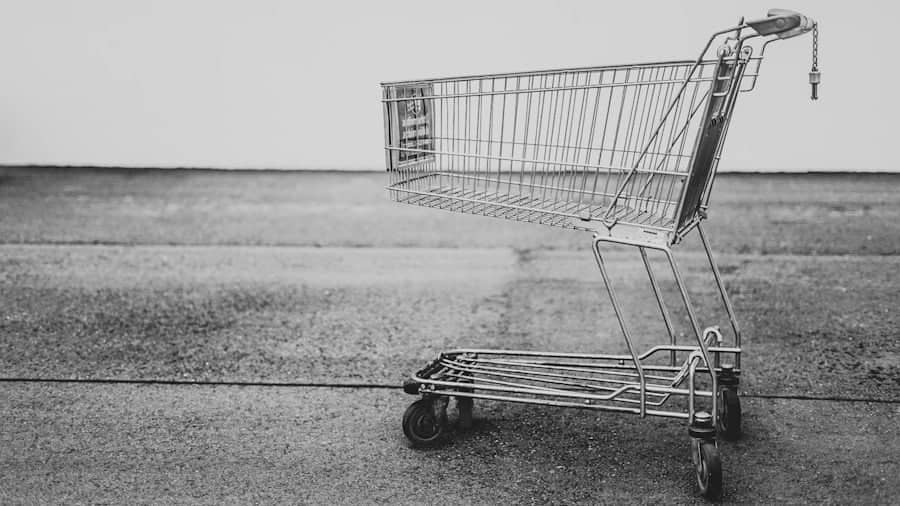 Metal shopping carts